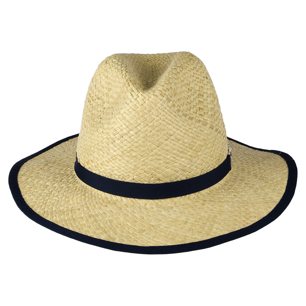 Tommy Hilfiger Hats Beach Straw Summer Fedora Hat - Natural