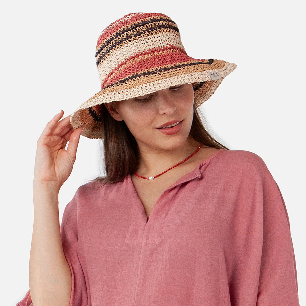 Barts Hats Silaa Crocheted Sun Hat - Natural-Multi