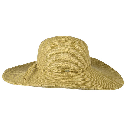 Scala Hats Newport Paper Braid Wide Brim Sun Hat - Natural