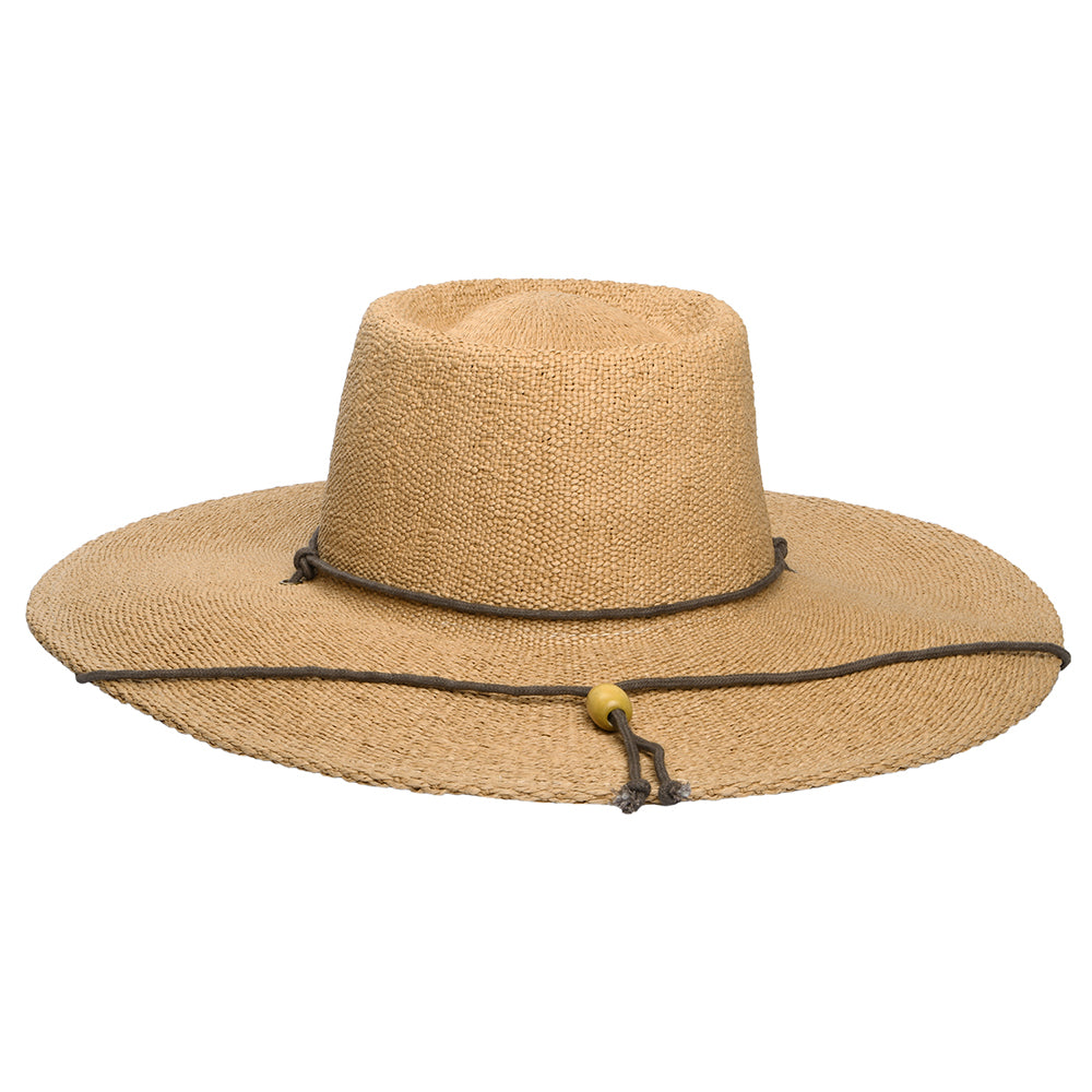 Scala Hats Shondo Toyo Straw Gaucho Hat - Tea