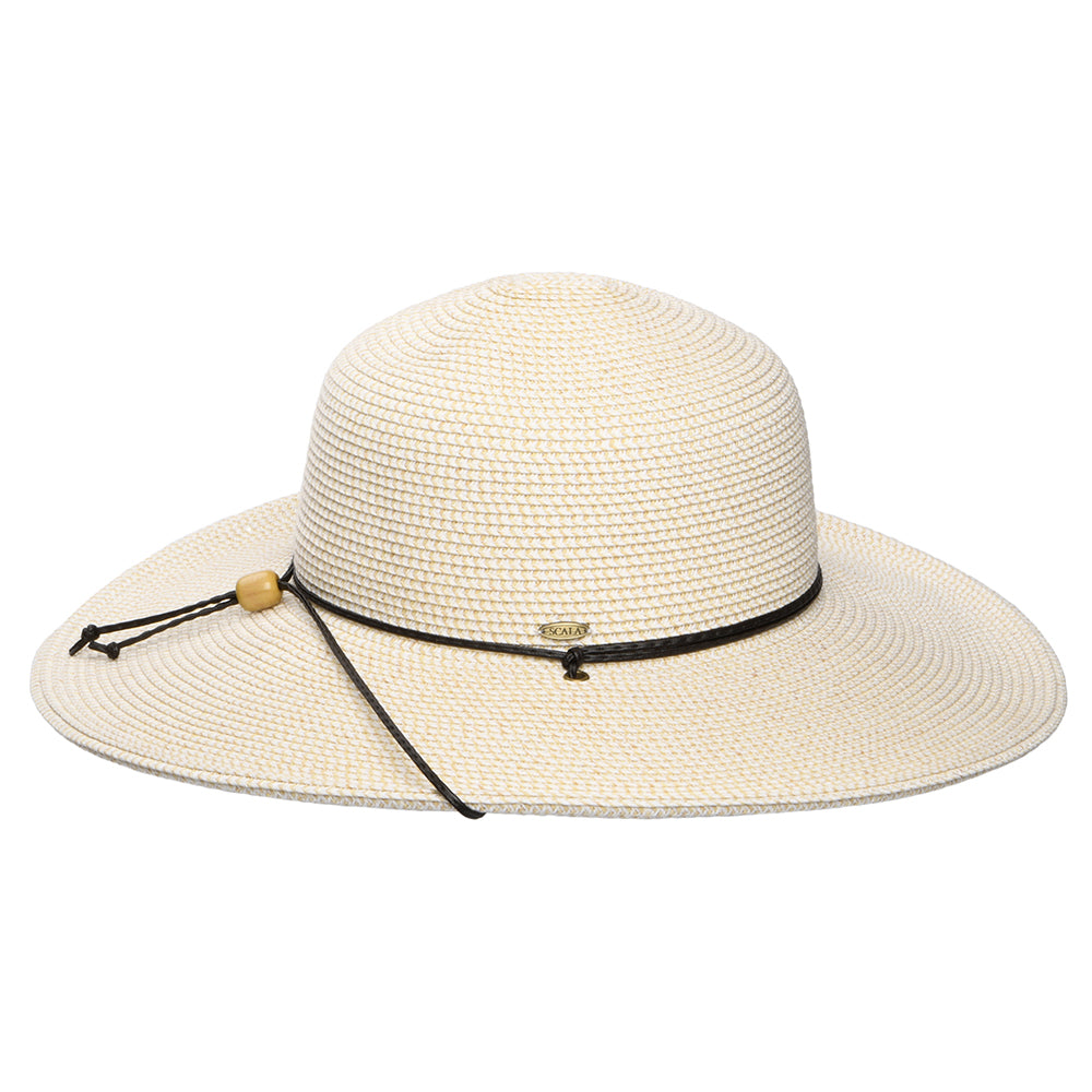 Scala Hats Cleo Toyo Straw Sun Hat - Ivory