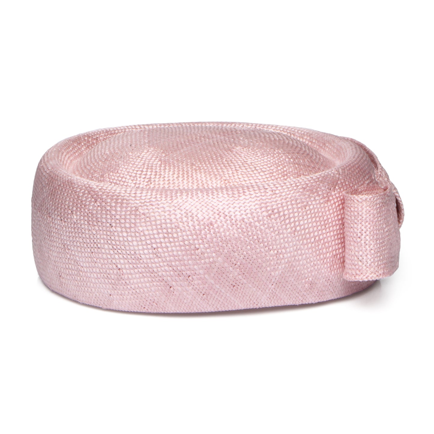 Whiteley Hats Jackie O Straw Pillbox Hat - Pink