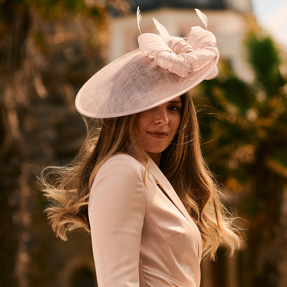 Failsworth Hats Letizia Disc Fascinator - Truffle