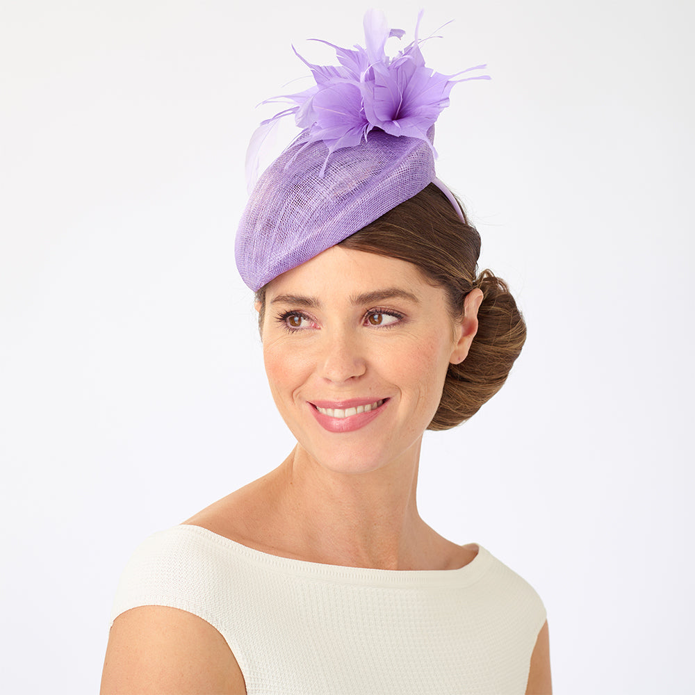 Failsworth Hats Elena Pillbox Hat - Violet