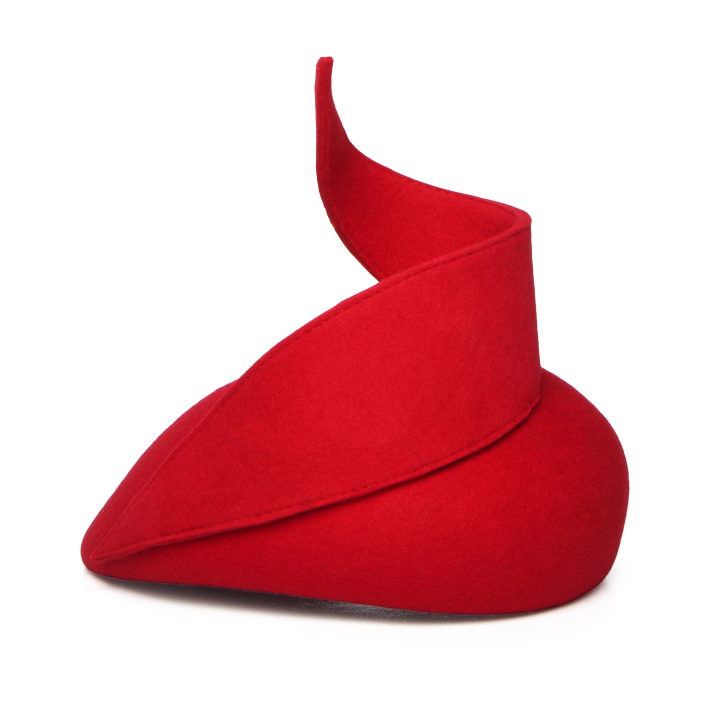 Whiteley Hats Scarlett Wool Pillbox Hat - Red