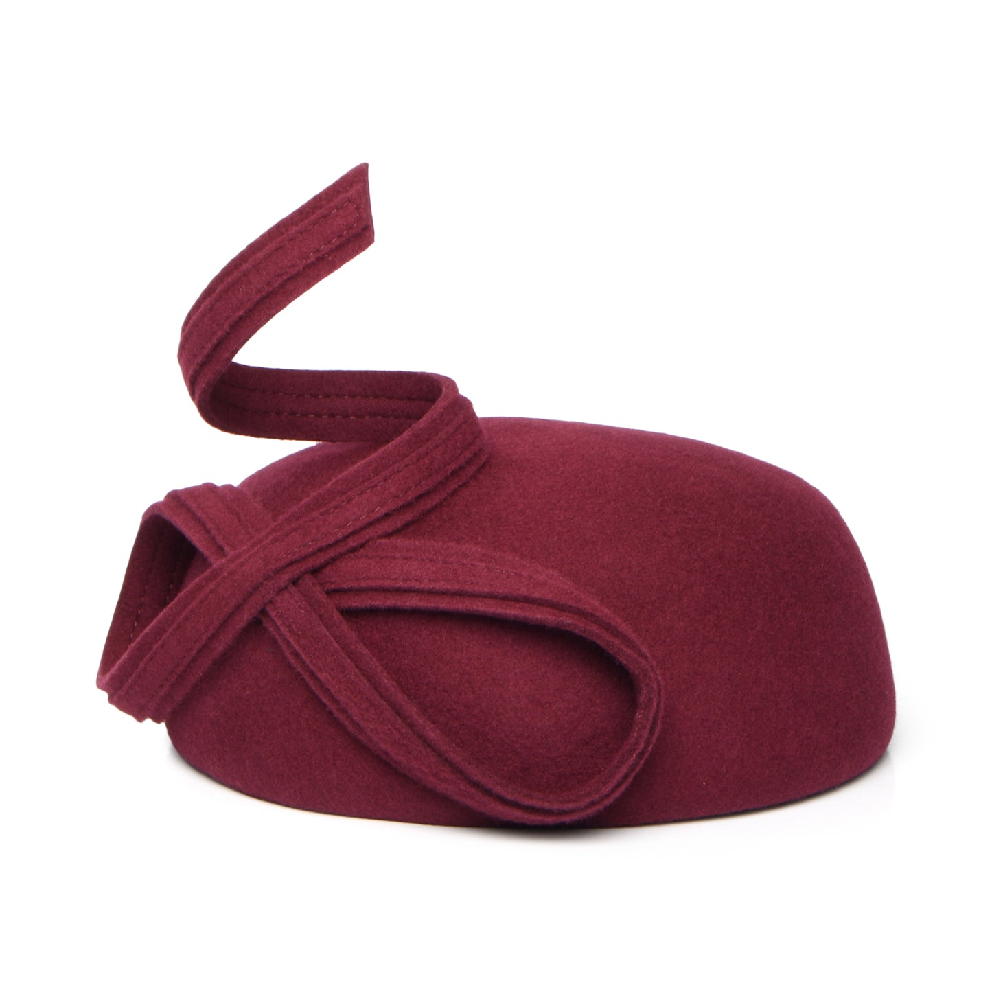 Whiteley Hats Eugenie Wool Pillbox Hat - Mulberry