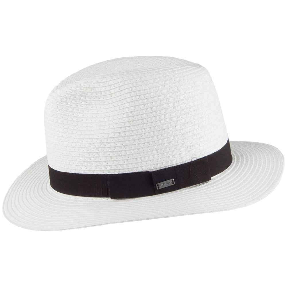 Barts Hats Aveloz Toyo Straw Fedora Hat - White
