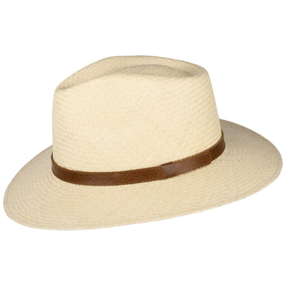 Failsworth Hats Panama Safari Fedora Hat - Natural