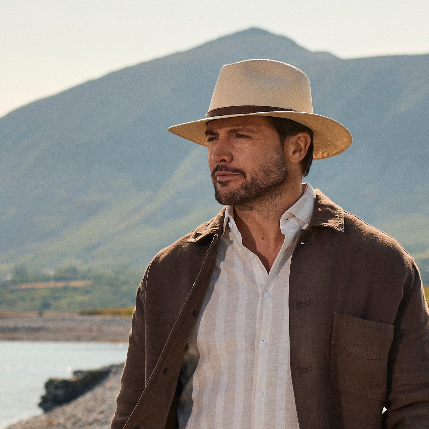 Failsworth Hats Panama Safari Fedora Hat - Natural