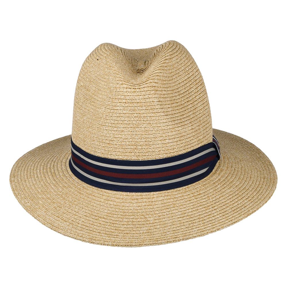 Failsworth Hats Antigua Toyo Straw Fedora Hat - Natural