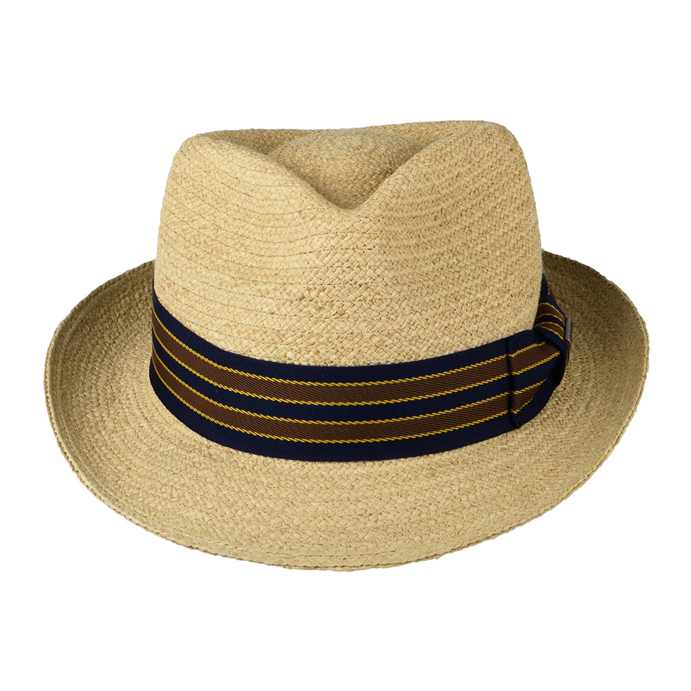 Stetson Hats Player Raffia Trilby Hat - Natural