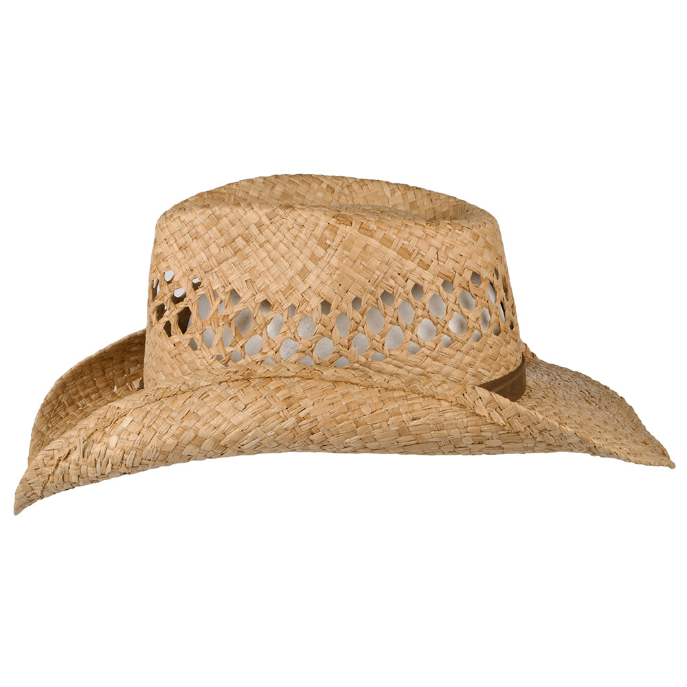 Stetson Hats Vented Raffia Cowboy Hat - Natural