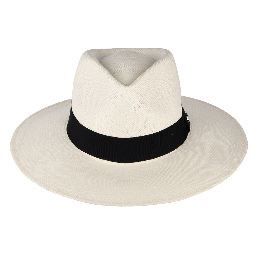 Whiteley Hats Aintree Panama Fedora Hat - Bleach