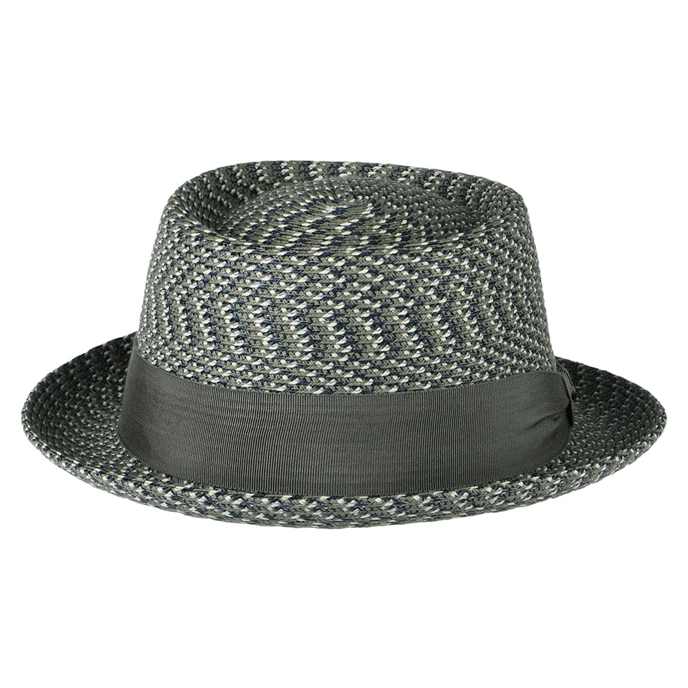 Bailey Hats Waits Pork Pie Hat - Grey Mix