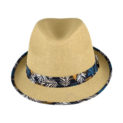 Failsworth Hats Malibu Toyo Straw Trilby Hat - Natural