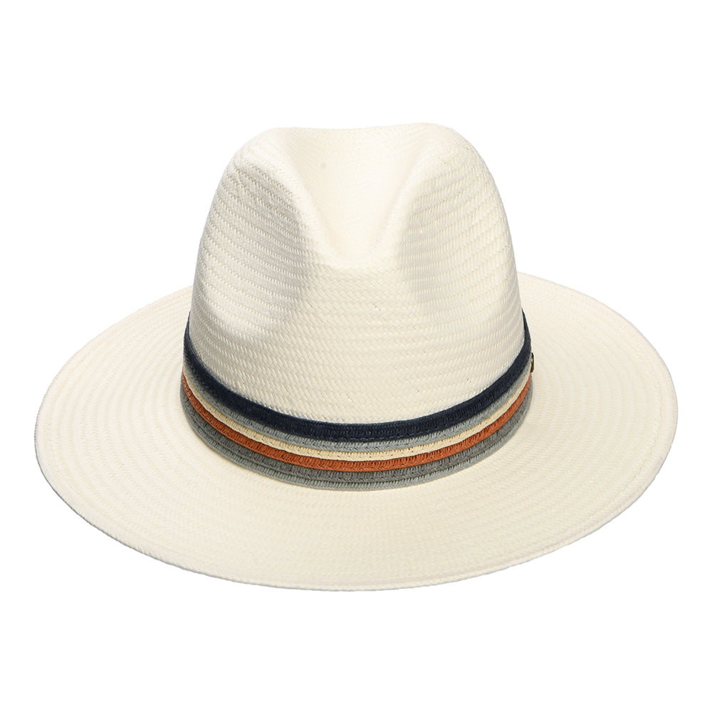 Failsworth Hats Corsica Toyo Straw Fedora Hat - Bleach