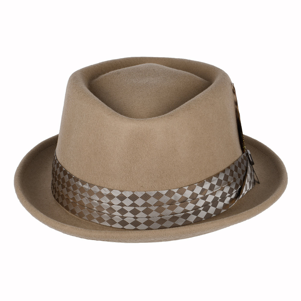 Brixton Hats Stout Wool Felt Pork Pie Hat - Sand