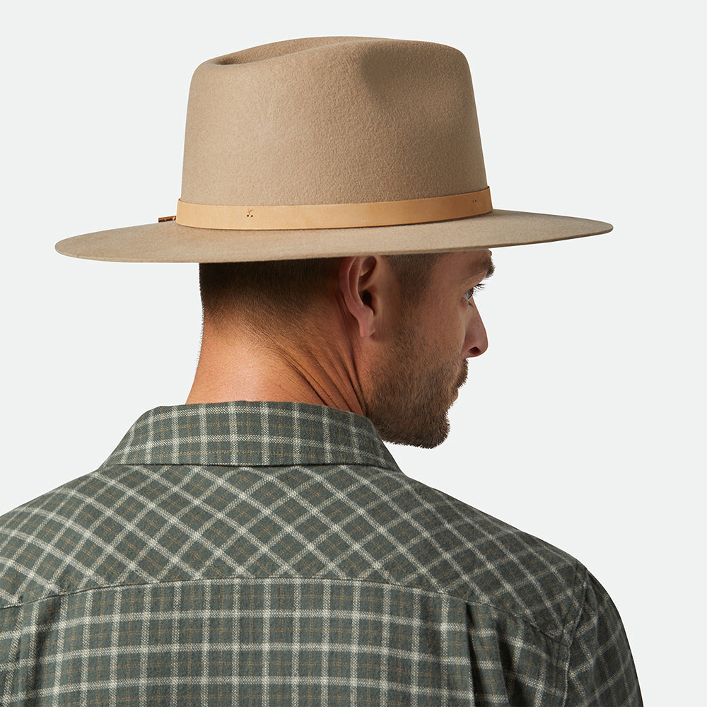 Brixton Hats Hawkins Weather Guard Wool Felt Cowboy Hat - Sand