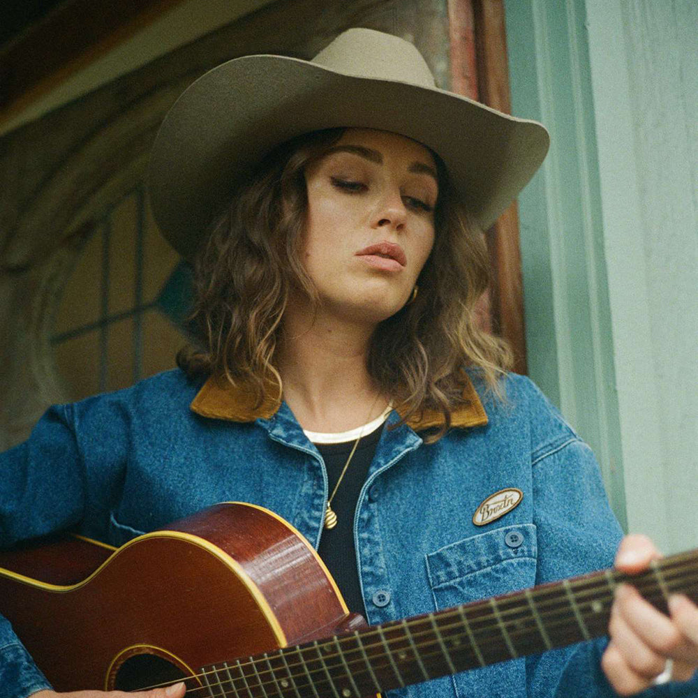 Brixton Hats Laredo Wool Felt Cowboy Hat - Cream