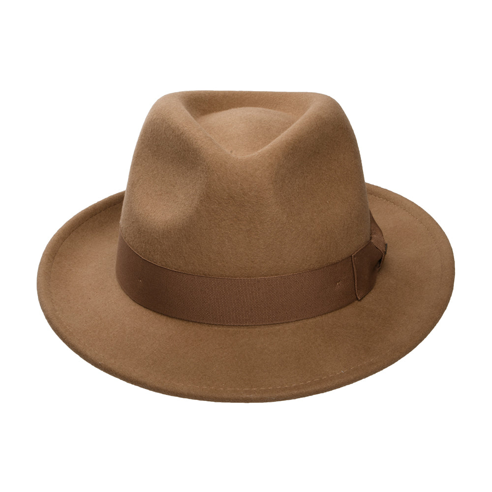 Bailey Hats Maglor Wool Felt Trilby Hat - Tan