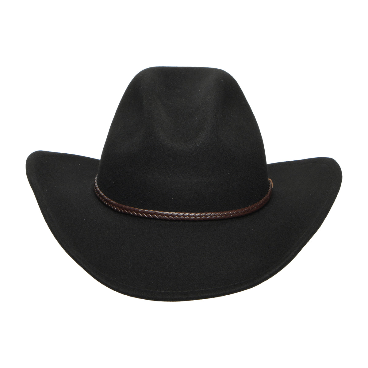 Stetson Hats Oklahoma Water Resistant Wool Felt Cowboy Hat - Black
