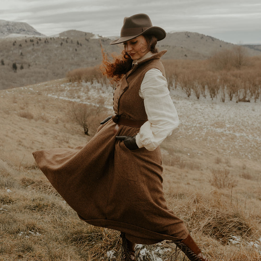 Jaxon & James Ford Fedora Hat - Brown