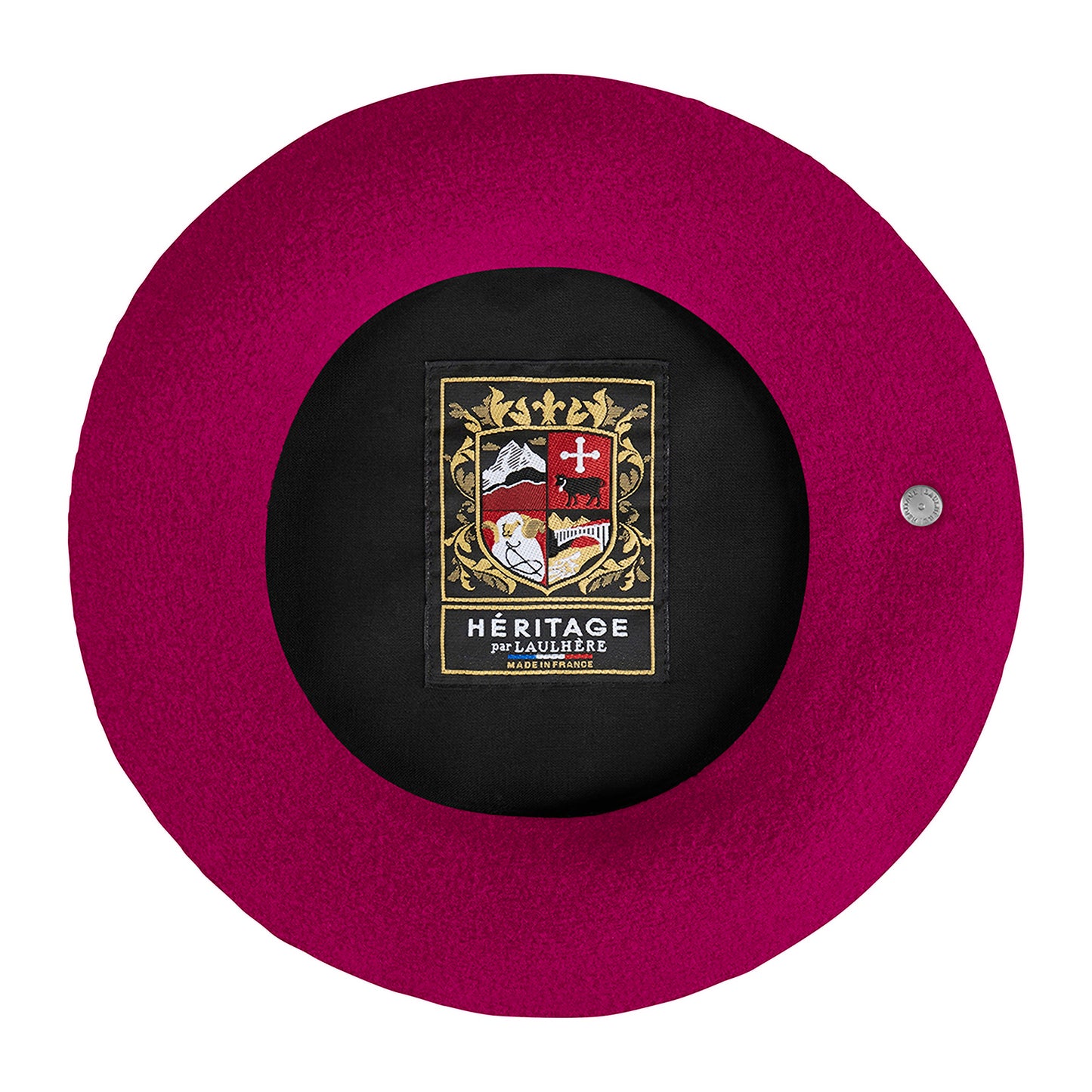 Laulhère Authentique Merino Wool Beret - Sangria