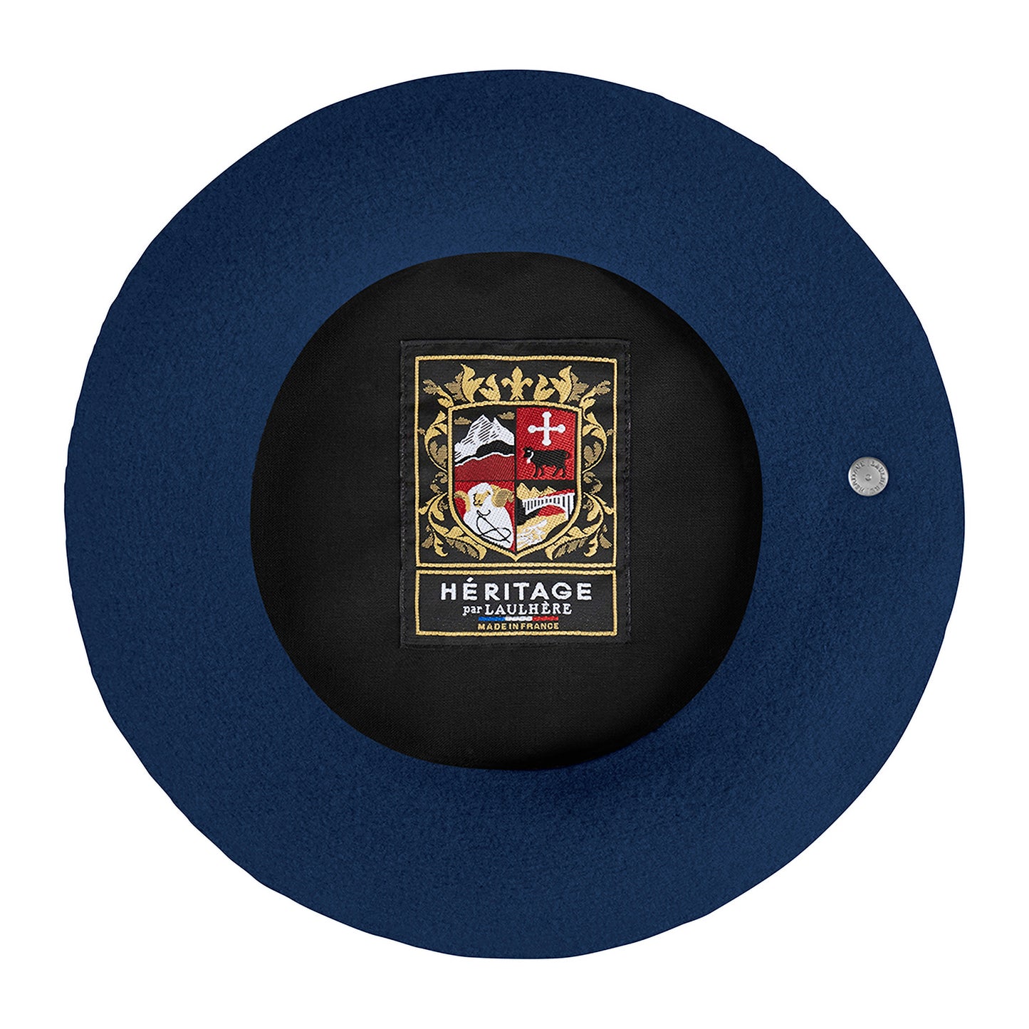 Laulhère Authentique Merino Wool Beret - Midnight