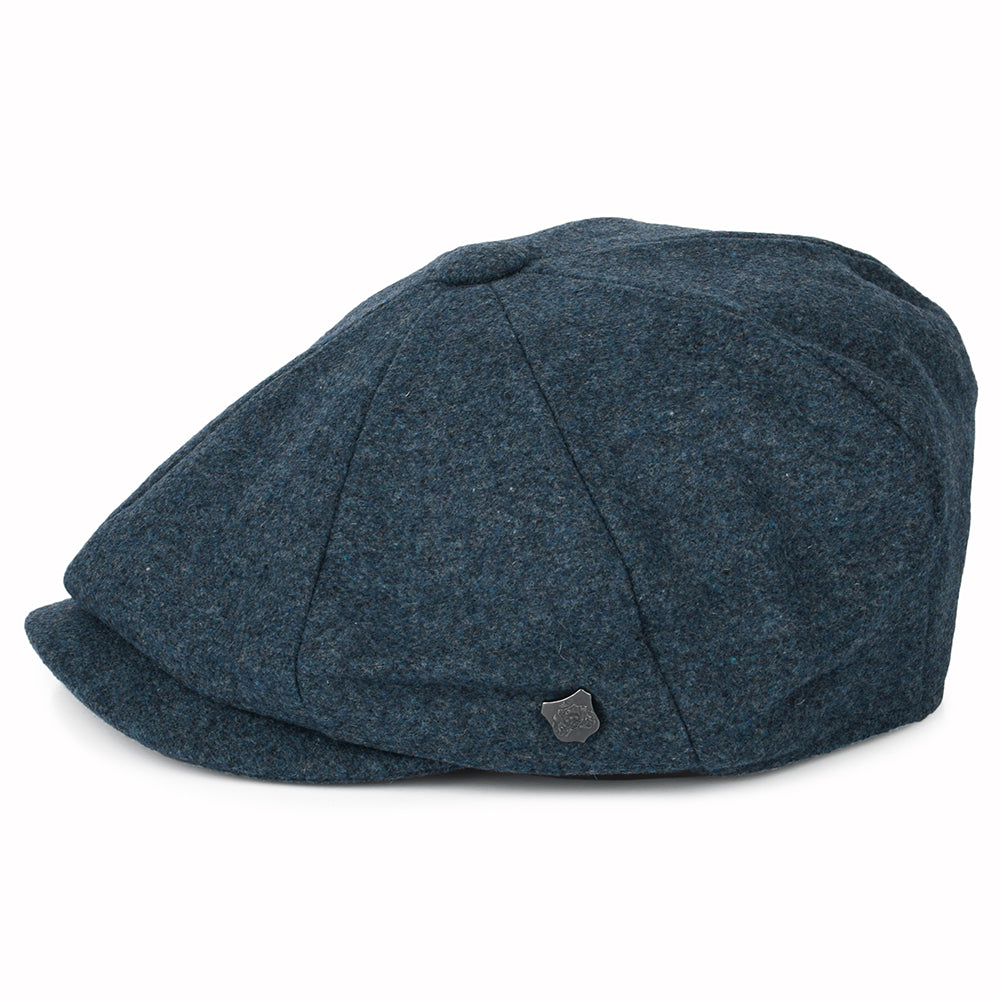 Failsworth Hats Alfie Melton Newsboy Cap - Blue