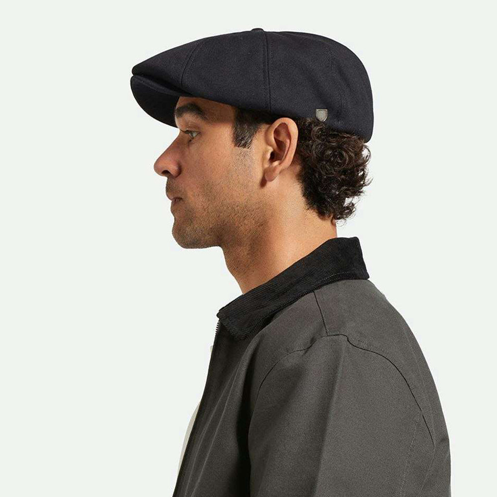 Brixton Hats Brood Sherpa Newsboy Cap - Black