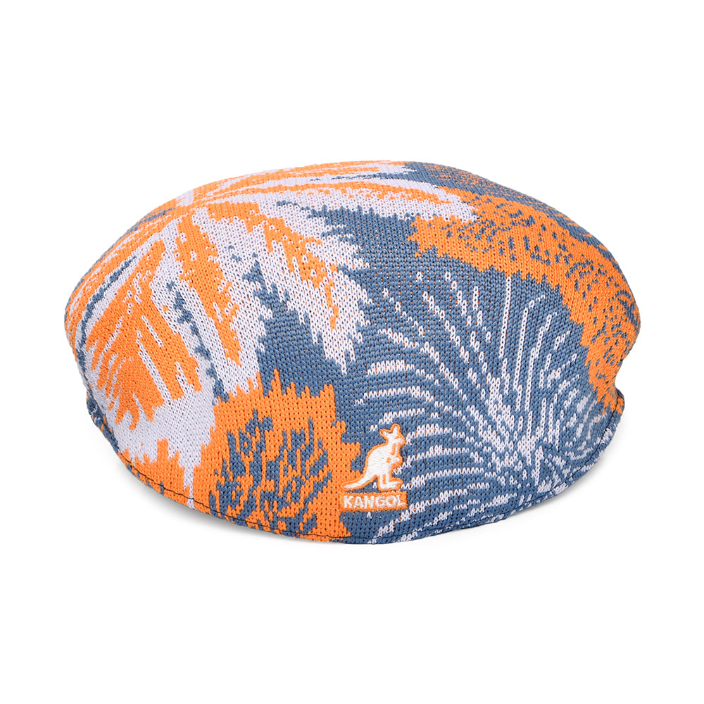 Kangol Tropic Anemone 504 Flat Cap - Blue-Orange