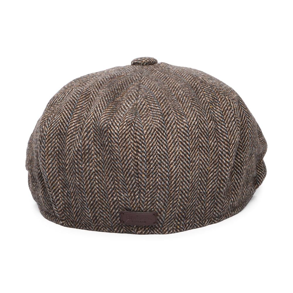 Barbour Hats Fyne Tweed Newsboy Cap - Brown