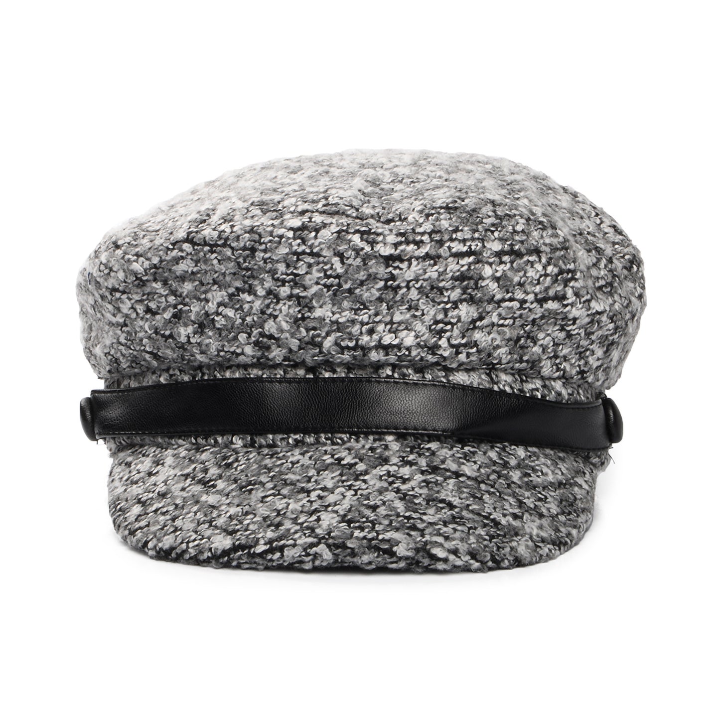 Scala Hats Donna Bouclé Baker Boy Cap - Grey