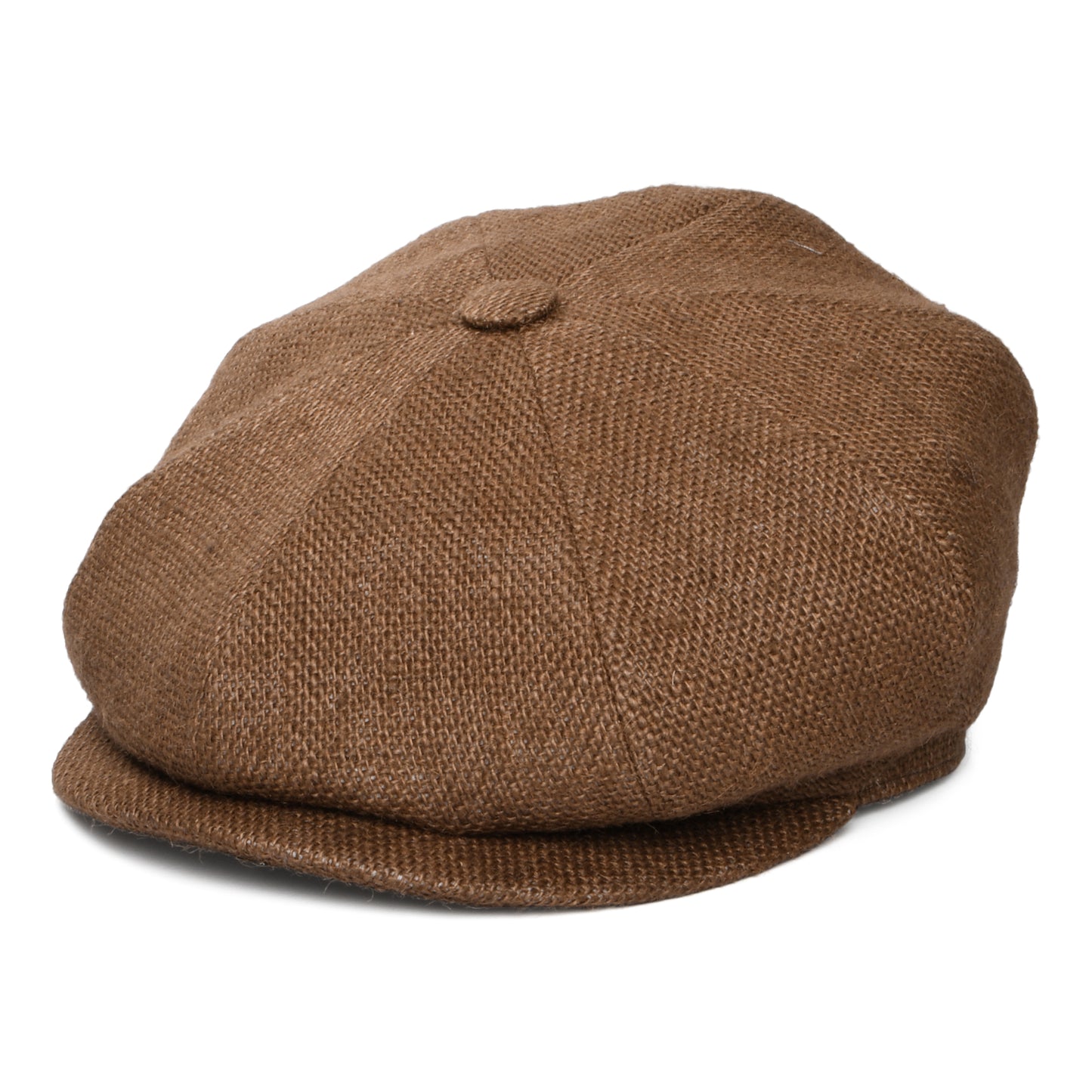 City Sport Jute Newsboy Cap - Taupe