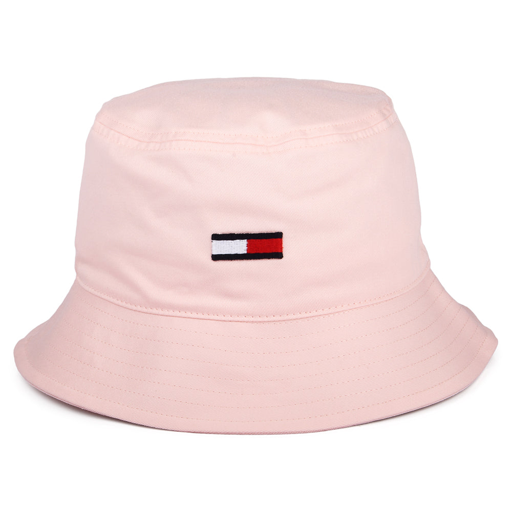Tommy Hilfiger Hats TJW Flag Organic Cotton Bucket Hat - Light Pink