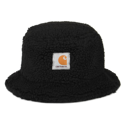 Carhartt WIP Hats Prentis Pile Fleece Bucket Hat - Black