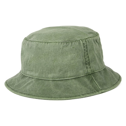 Timberland Hats Pigment Dye Cotton Bucket Hat - Olive