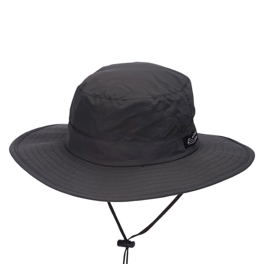 Dorfman Pacific Hats Evergreen Packable Big Brim Boonie Hat - Charcoal