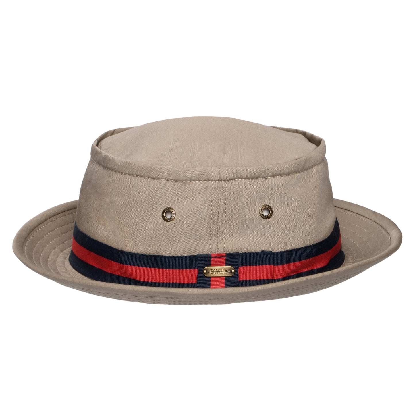 Scala Hats Congaree Fishermans Bucket Pork Pie Hat - Khaki
