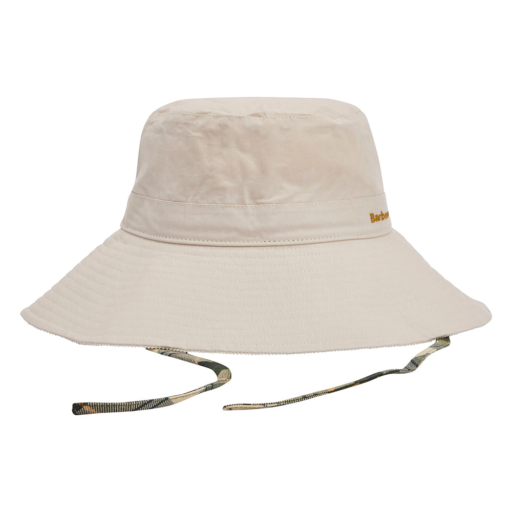 Barbour Hats Mya Cotton Wide Brim Sun Hat - Oatmeal