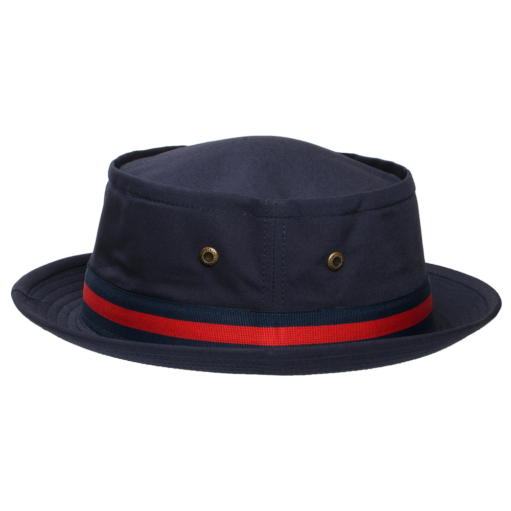 Stetson Hats Fishermans Bucket Pork Pie Hat - Dark Navy
