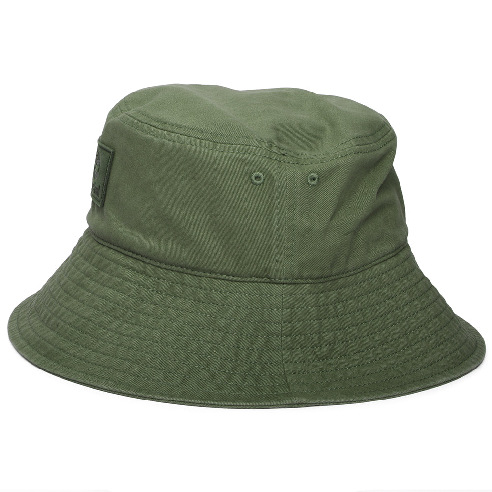 Timberland Hats Monochrome Washed Cotton Twill Bucket Hat - Olive
