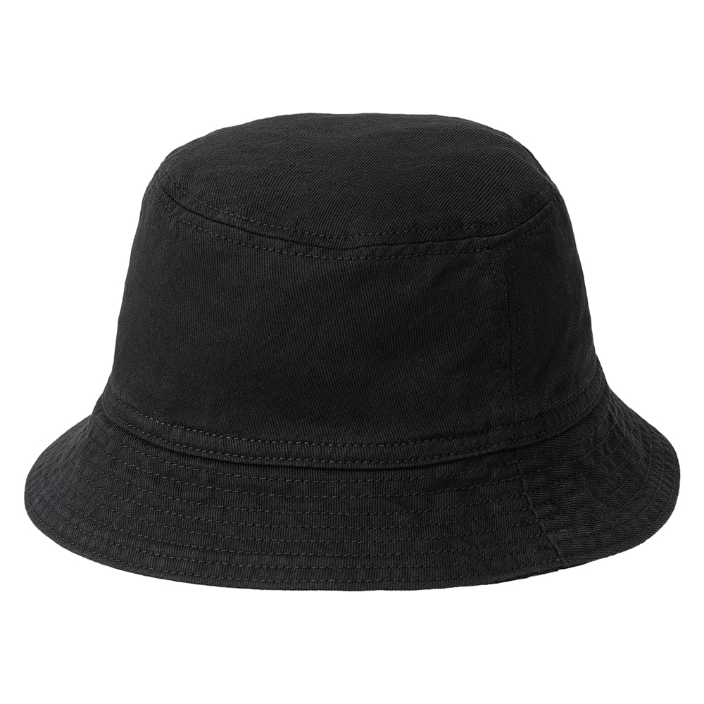 Carhartt WIP Hats Drewe Heart Cotton Twill Bucket Hat - Washed Black