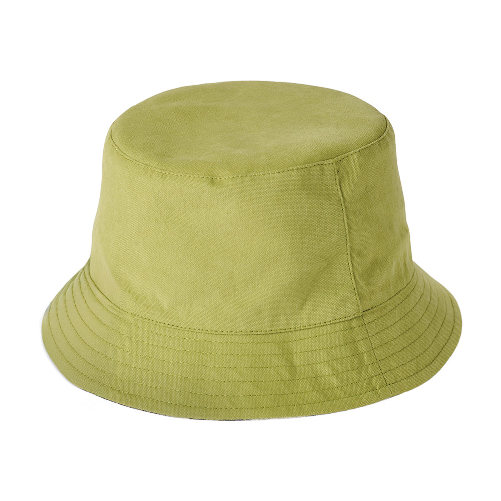 Failsworth Hats Reversible Cotton Bucket Hat - Apple Green