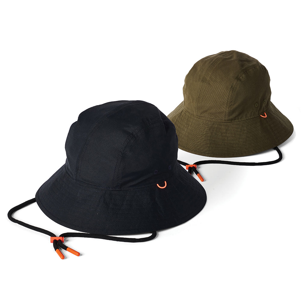 Failsworth Hats Glasto Reversible Bucket Hat - Black-Olive