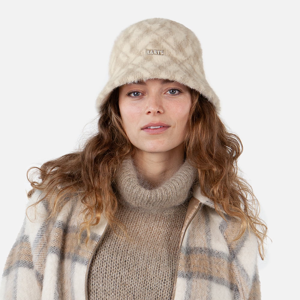 Barts Hats Lylja Faux Fur Bucket Hat - Cream