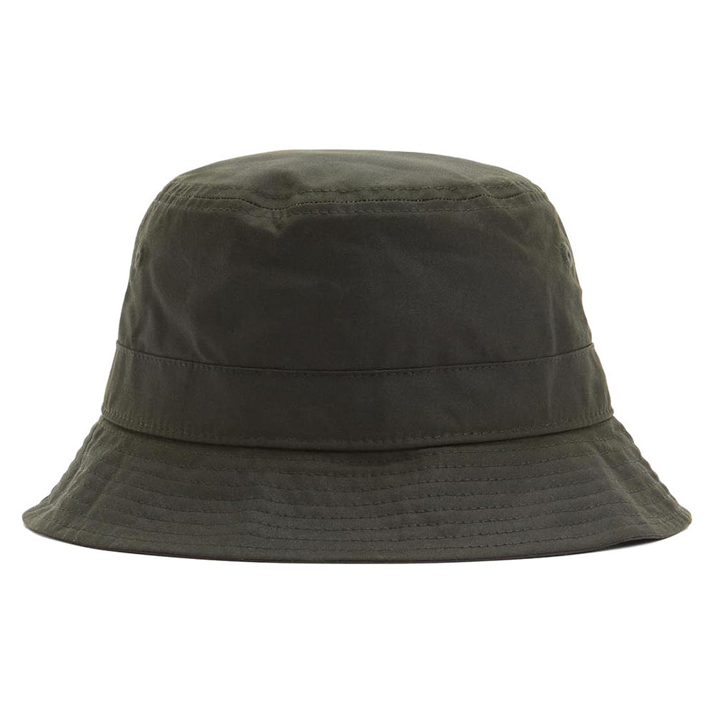 Barbour Hats Belsay Waxed Cotton Bucket Hat - Fern