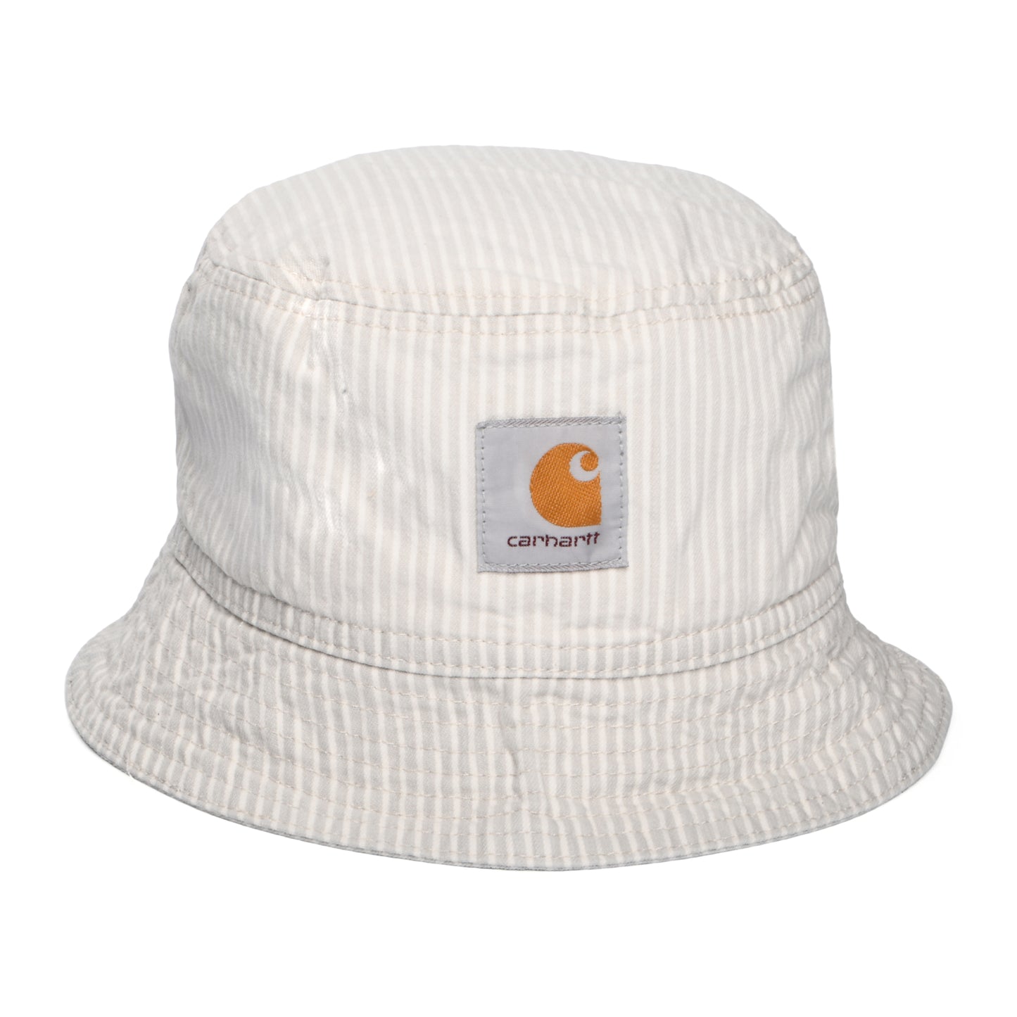 Carhartt WIP Hats Mercer Striped Bucket Hat - Off White-Grey