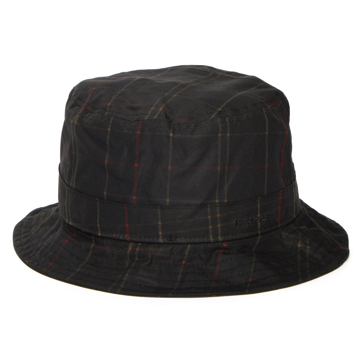 Barbour Hats Haydon Waxed Cotton Bucket Hat - Tartan