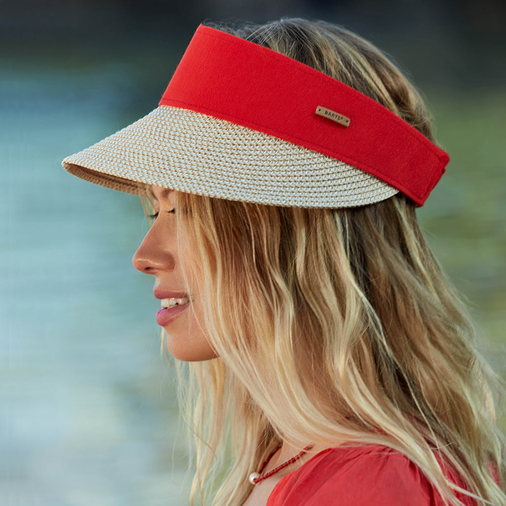 Barts Hats Vesder Visor - Red-Natural